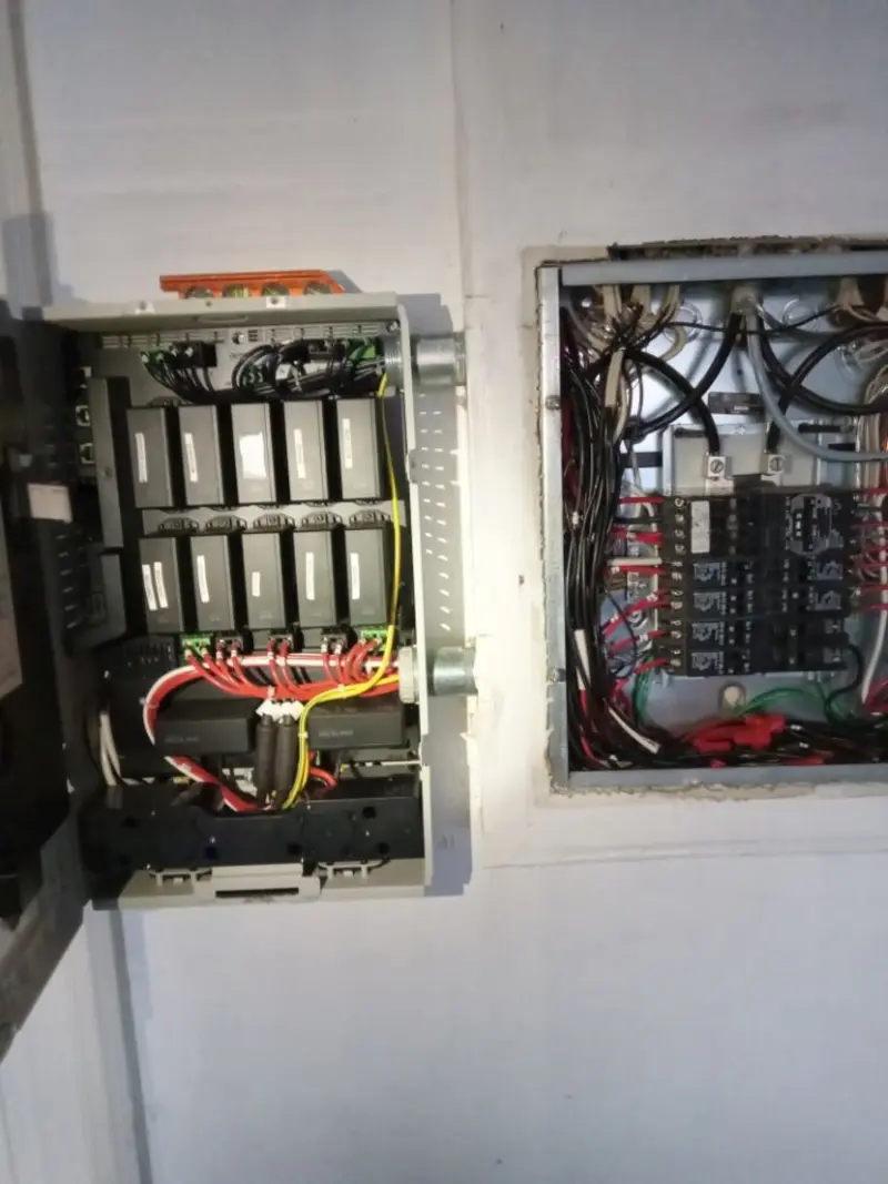 Electrical panel upgrade completed for Carbon Monoxide Detector Installation in Fort Belvoir